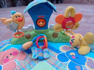 Fisher-Price Mantita activity de paseo, manta de actividades bebé (Mattel  DYW52 : : Bebé