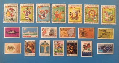 Grenada-Grenadines 100 Sellos Varios (sellos Para Coleccionistas