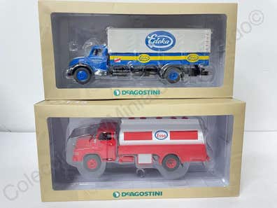 Camion CEF Replex Mercedes-Benz + Remorque Bardusch 1/43 Métal
