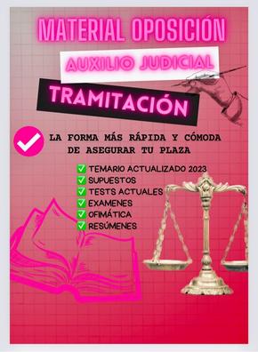 Temario para las oposiciones de Auxilio judicial 2023 (II) - Librería  Papelería Gaudi