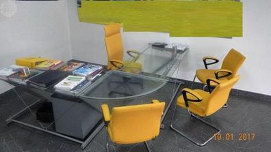 Mesa despacho cristal la oca Muebles de de segunda mano baratos | Milanuncios