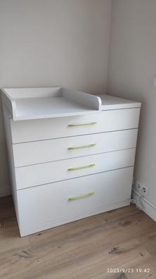 SMÅSTAD cambiador, blanco con marco/con 3 cajones, 90x79x100 cm - IKEA