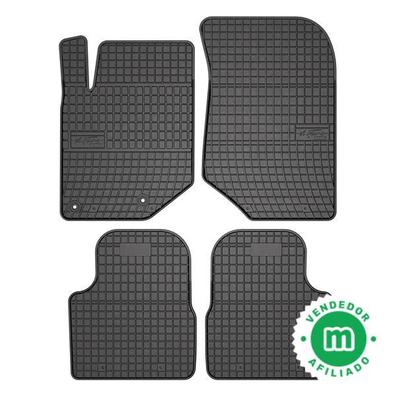  Alfombrillas para Seat Leon II 2005-2012, a Medida, talonera de  Goma Reforzada y Botones de fijación