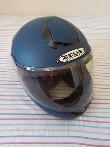 Casco best sale zeus azul