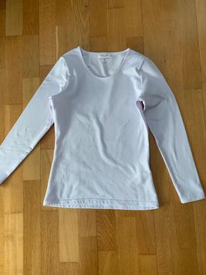 Camiseta Barata Mujer Térmica Manga Larga Ysabel Mora Color Blanco Talla M  (52)