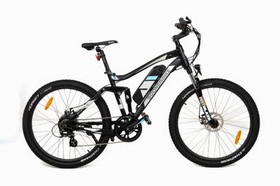 Bicicleta eléctrica Moma Bikes EMTB-29 , Suspension Delantera, SHIMANO 24  V & Doble Freno Disco Hydraulicos Bateria Integrada Ion Litio 48V 13Ah Gris  talla M - L, Bicicletas, Los mejores precios