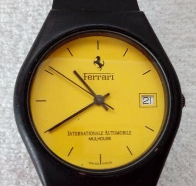 Reloj ferrari discount negro y amarillo