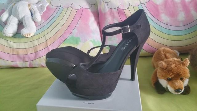 Zapatos de discount tacon plateados marypaz