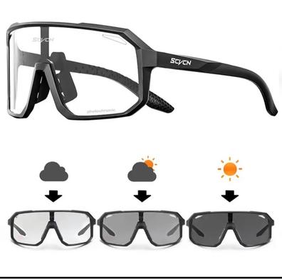 Gafas de ciclismo fotocromáticas con TR90 gafas de sol deportivas para  mujeres y hombres, para correr, transparente, accesorios de bicicleta MTB