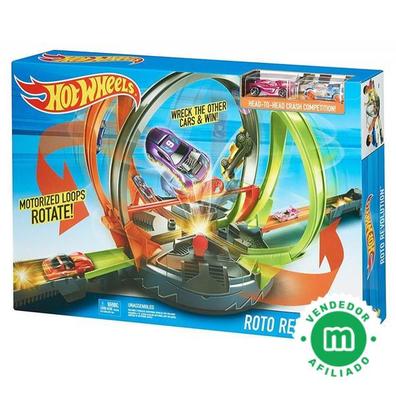 Hot Wheels - Pista de Coches Cobra Infernal, Coches y Pistas