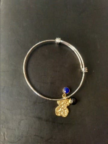 Milanuncios - de acero Charm azul oro