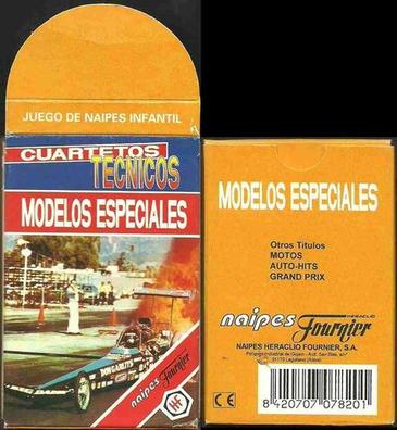Baraja Cuartetos Técnicos Coches Modernos 1993 Fournier