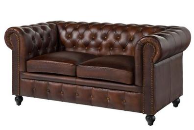 Sofa chester piel Muebles de segunda mano baratos | Milanuncios