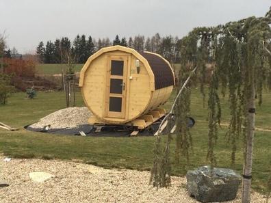 Sauna Finlandesa rectangular con techo para exterior – Piscinas