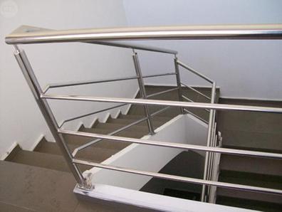 Barandilla de acero inoxidable 304 para escaleras de cubierta, barandilla  de metal segura para interiores y exteriores, barandilla de mano, tubo