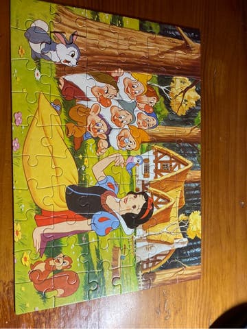 Milanuncios - Puzzle de Blancanieves Disney