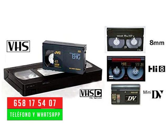 Convertidor Vídeos de Cintas VHS y 8mm a DVD Digital Muy Fácil