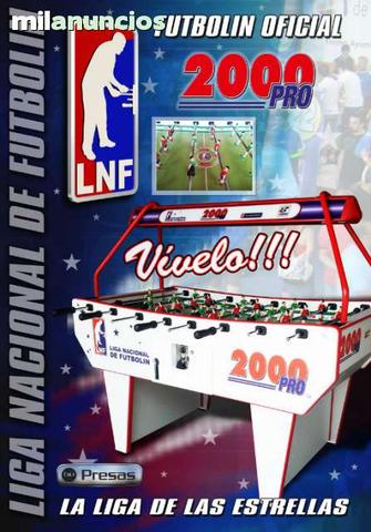 Futbolin Presas 2000 Pro Home jugador metal 6120