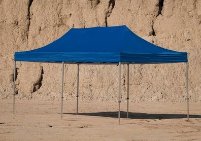 CARPA PLEGABLE ALUMINIO 3X3 METROS BEIGE PRO LONA 300 GRS DONNA GARDEN  DG1157