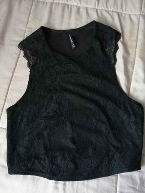 Top lencero best sale negro stradivarius