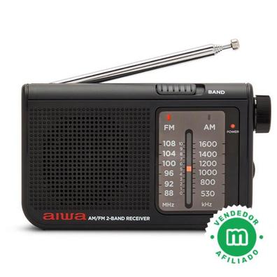 Radio portátil AM FM SW con pilas de 3 pilas D o alimentación de CA, radio  transistor con excelente recepción, gran sonido, panel de visualización
