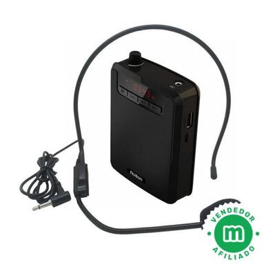 Amplificadores de voz - FONESTAR ALTA-VOZ-30 Black / Amplificador portátil  para cintura con micrófono FONESTAR, Negro