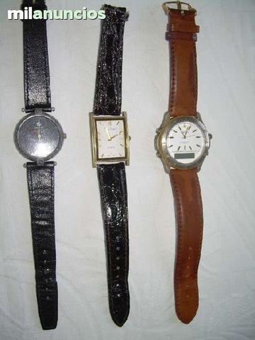 digerir rodar cordura Milanuncios - lote de 3 relojes de quartz x 25