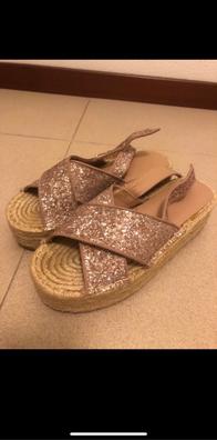 Sandalias discount plateadas stradivarius