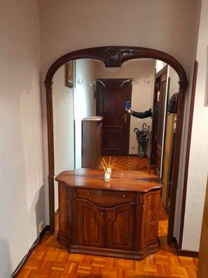 TECHPO Home Furniture - Banco esquinero (151 cm, madera maciza de pino),  color blanco