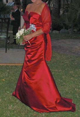 Pronovias vestido rojo hot sale