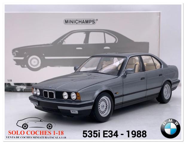 Milanuncios 1 18 BMW 535i E34 1988 Gris Minichamps