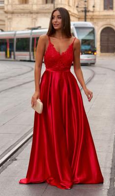 Vestido rojo carolina Vestidos de fiesta segunda mano | Milanuncios
