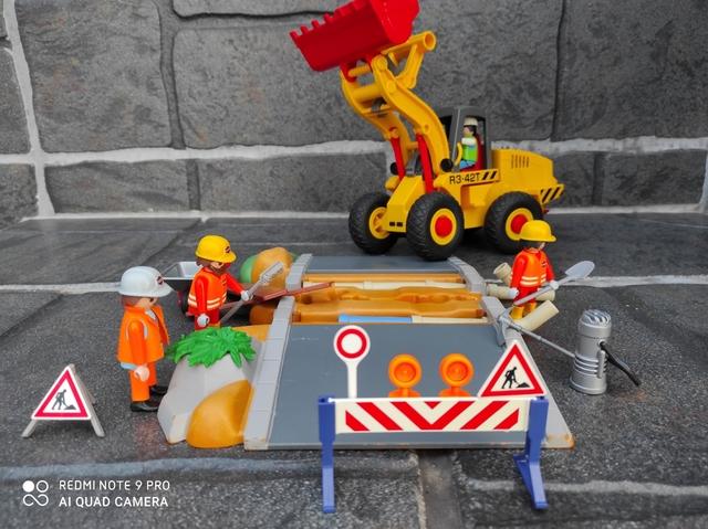 Playmobil obras de discount construcción