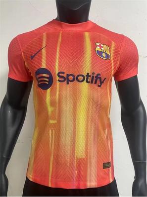 Camiseta FC Barcelona Prematch 22/23 - Naranja - Fútbol Mujer