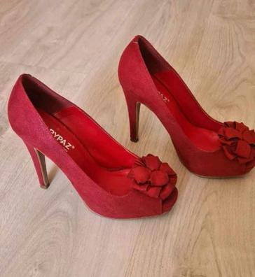 Tacones rojos marypaz Zapatos y calzado de mujer de segunda mano