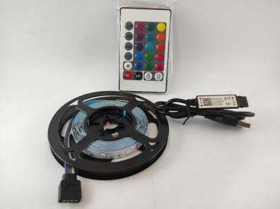 Comprar Tira de luces LED con Bluetooth 5050, cinta de diodo RGB,  temporizador de música inteligente, cinta Flexible, retroiluminación de TV,  Luces Led de 5V con alimentación USB