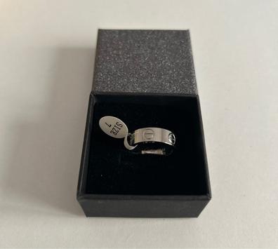 Anillo acero hombre antialérgico, barato, fabricado en españa, todas tallas.