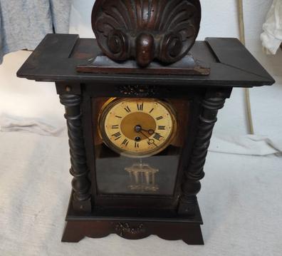 Despertador Madera de Aprox. 1900 Estilo Antigua Madera Reloj Colección