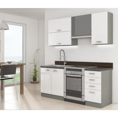 – Mueble de cocina para grifo o puerta de armario, amortiguador, cierre  suave, 4 unidades, color blanco
