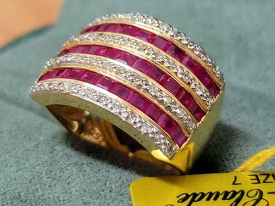 Anillo en oro 18kt con diamantes de la Galería del coleccionista