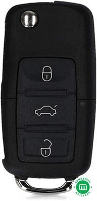 Carcasa llave Audi rosa, tres botones