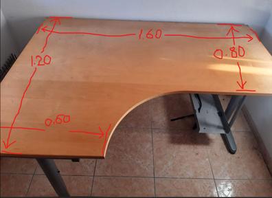 mesa escritorio IKEA BEKANT 160x80 de segunda mano por 185 EUR en Sabadell  en WALLAPOP