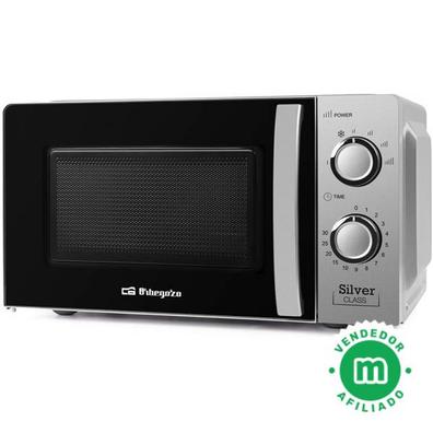 Microondas Orbegozo MIG2550, Inox, 20 L, 700 W, Grill en