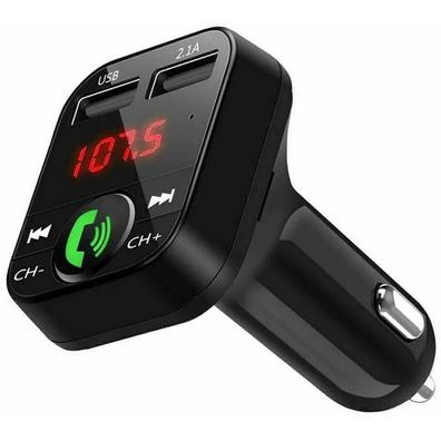 Kit manos libres Bluetooth para coche con función de transmisor MP3 FM en  la toma del encendedor p. smartphones - Spain