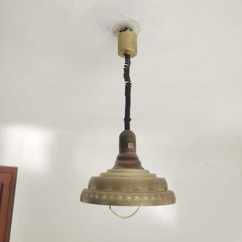 Lampara De Techo Deco Años 50´s Antigua