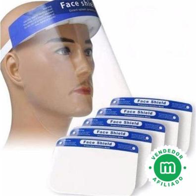 Máscara de visera anti-gotas Anti-vaho Anti-polvo Protección facial  protector cabeza boca nariz covid-19