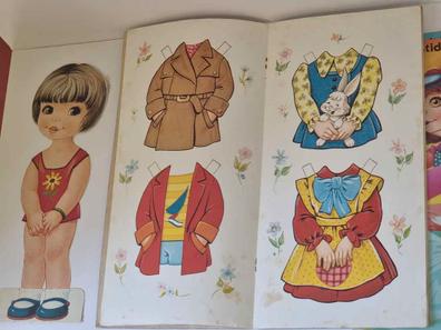 Muñecas recortables años 80 sales