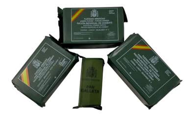 Pack Survie 24h X3 Rations MRE Militaires Espagnoles - Pour Preppers, Camping - Neuf