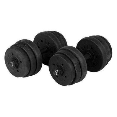 Mancuernas 10 kilos x2 Pesas Rubber Dumbbell