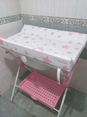 Parque Grande Para Bebe Plegable Blanco Y Gris Webaby con Ofertas en  Carrefour